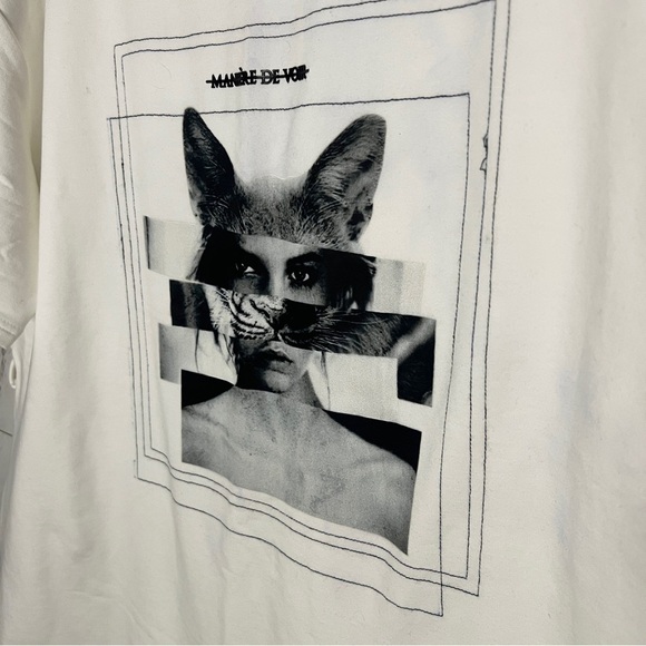 NEW Manier De Voir T-Shirt Dress SZ 14 - Picture 4 of 8